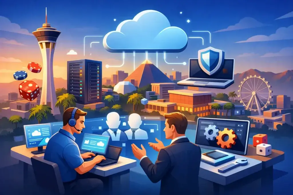 Co-managed IT services in Las Vegas with cloud security and network infrastructure support.