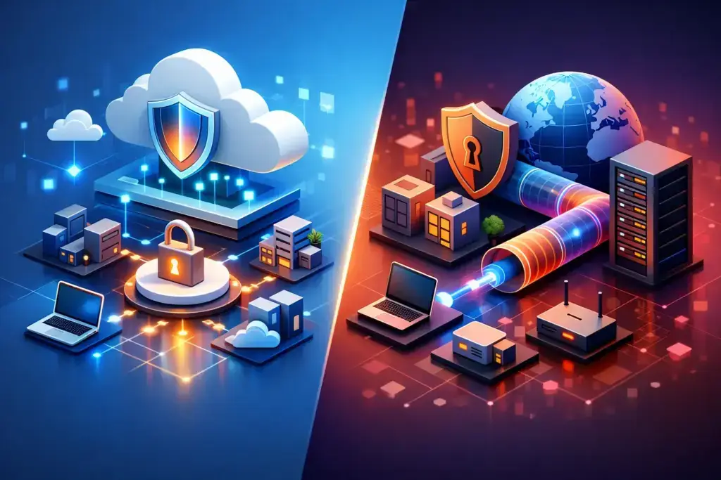 SASE Versus VPN for Growing Small Businesses